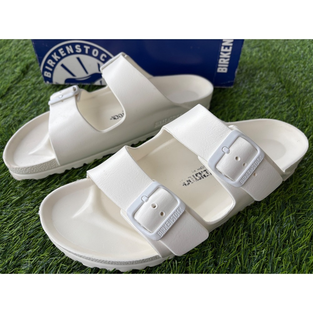 Birkenstock Arizona EVA White Sandals Womens Women 10 Men 8 EU 41 Slides